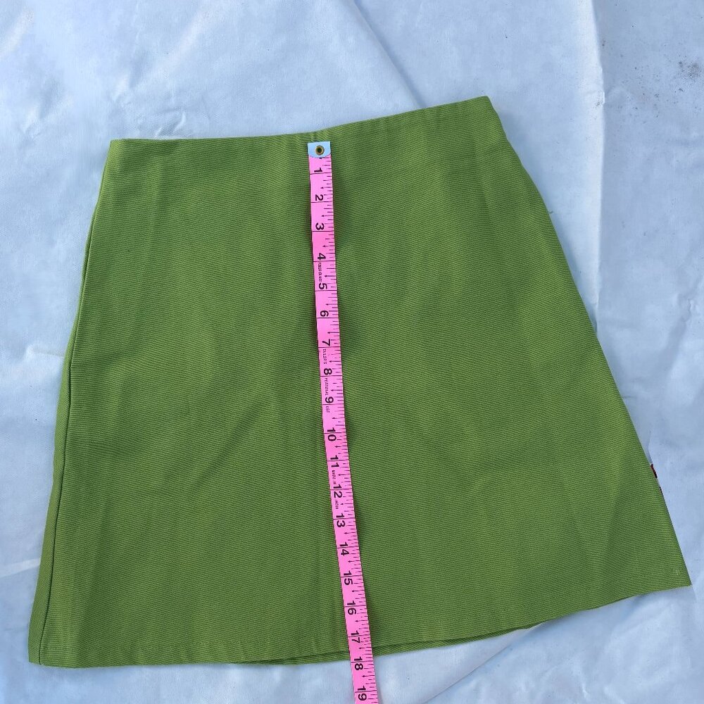 Nooworks avocado green miniskirt